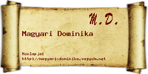 Magyari Dominika névjegykártya